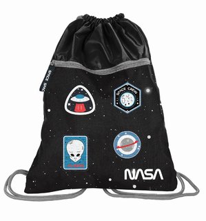 Školní set NASA černý s dvoupatrovým penálem-6