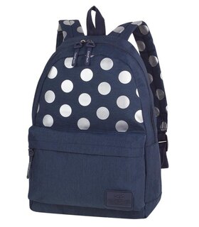 Volnočasový batoh Street Silver dots/blue-1