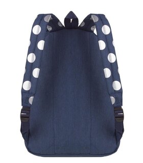 Volnočasový batoh Street Silver dots/blue-3