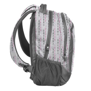 Školní batoh Arrows světle šedý, větší-2