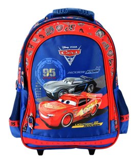 Školní batoh Auta, s kolečky-2