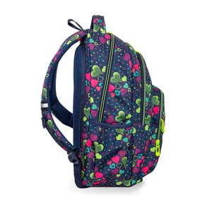 Školní batoh Basic plus Lime hearts-2