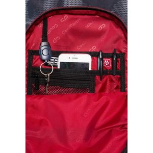 Školní batoh Basic plus Misty red-4