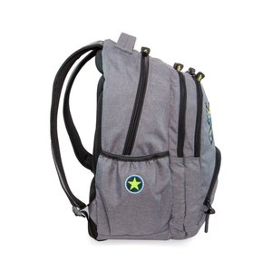 Školní batoh Bentley New badges grey-2