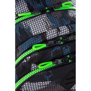 Školní batoh Bentley šedý/zelený-8