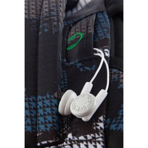 Školní batoh Bentley šedý/zelený-9