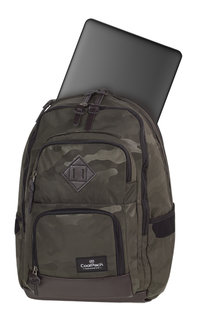 Školní batoh Camo olivový-2