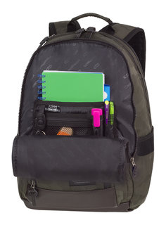 Školní batoh Camo olivový-3