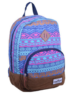 Školní batoh Classic Blue Tribal-1