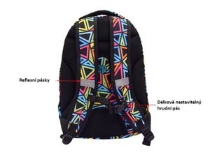 Školní batoh College Rainbow-4