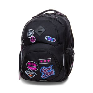Školní batoh Dart Badges black-1