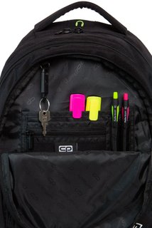 Školní batoh Dart Badges black-5