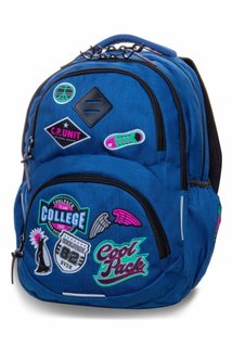 Školní batoh Dart Badges blue-1