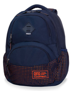 Školní batoh Dart II dots oranžovo/modrý-1