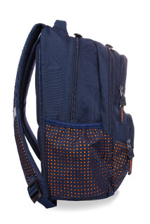 Školní batoh Dart II dots oranžovo/modrý-3
