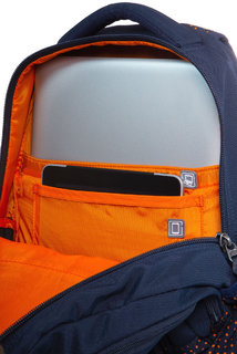Školní batoh Dart II dots oranžovo/modrý-5