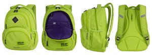 Školní batoh Dart XL lemon/violet-6