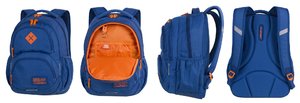 Školní batoh Dart XL Teal/orange-6