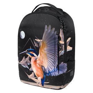Školní batoh eARTh - Kingfisher by Caer8th-1
