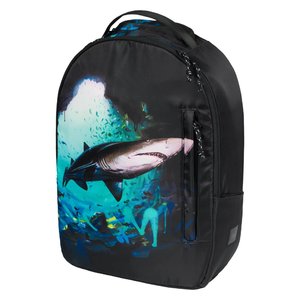 Školní batoh eARTh - Žralok by Lukero-1