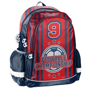 Školní batoh Football červený-1