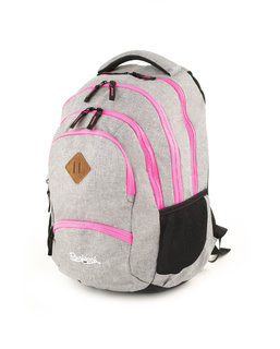 Školní batoh Grand Grey pink-1