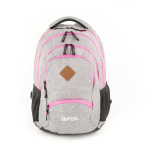 Školní batoh Grand Grey pink-2