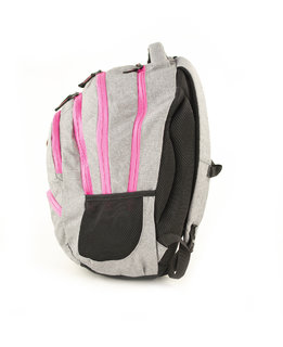 Školní batoh Grand Grey pink-3