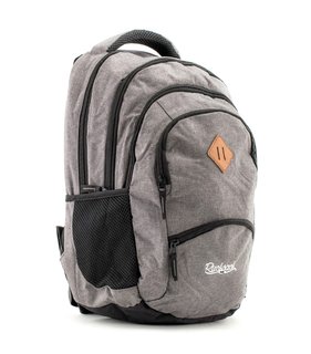 Školní batoh Grand světle šedý-4