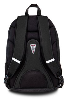 Školní batoh Hippie Sparkling badges black-3