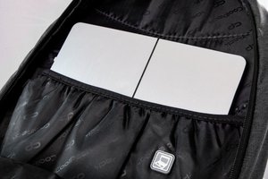 Školní batoh Hippie Sparkling badges black-6