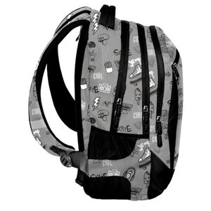 Školní batoh Icon šedý-2