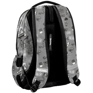 Školní batoh Icon šedý-3