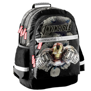Školní batoh Iron Man šedý-1