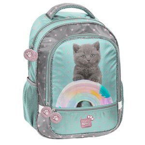 Školní batoh Koťátko modrý-1