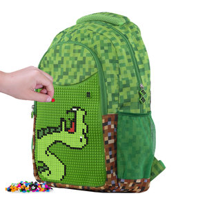 Školní batoh MineCraft zelený-7