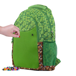 Školní batoh MineCraft zelený-5