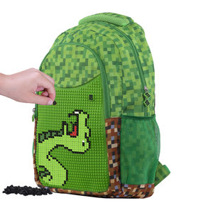 Školní batoh MineCraft zelený-3