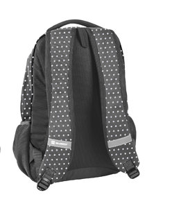 Školní batoh Puntíky šedý-2