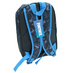 Školní batoh Raven jednokomorový, černý/modrý-2