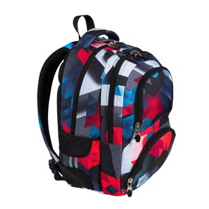 Školní batoh Red Blocks-2