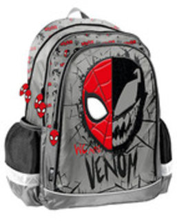 Školní batoh Spiderman šedý-1