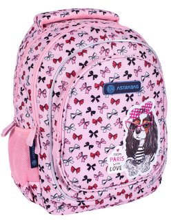 Školní batoh Sweet dog with bows-1