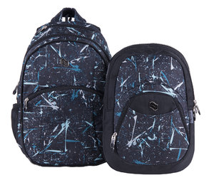 Školní batoh Teen Blue Spark 2v1-6