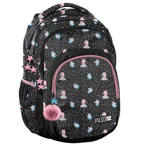 Školní batoh Unicorn černý-1