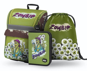 SET 3 Zippy Zombie: aktovka, penál, vak na záda-1