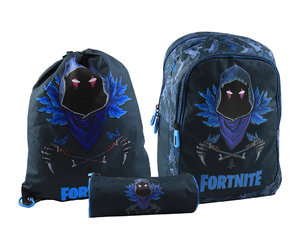 Školní set Raven modrý s menším batohem-8