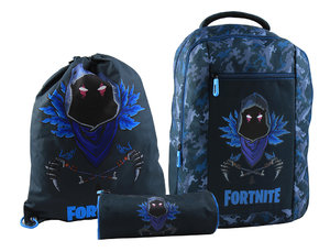 Školní set Raven modrý s větším batohem-6