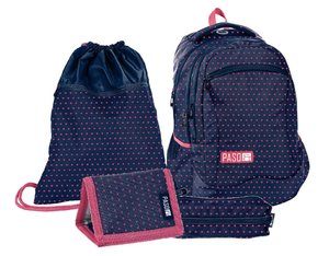 Školní set Blue dots 4dílný-1