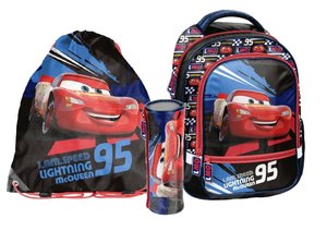 Školní set Cars Lightning McQueen 3dílný-1